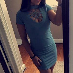 Tight Blue Dress